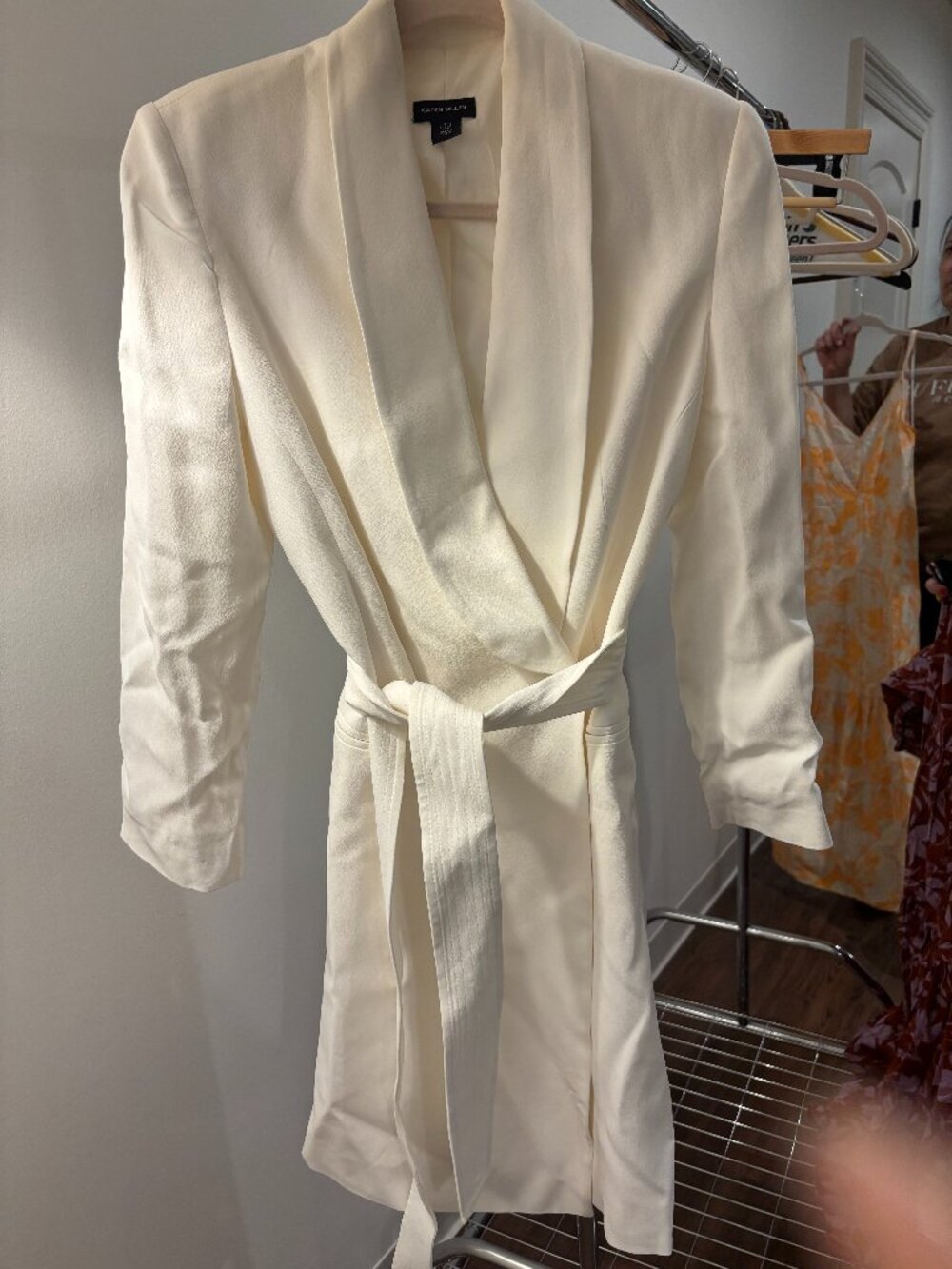 Karen Millen White Tuxedo Dress